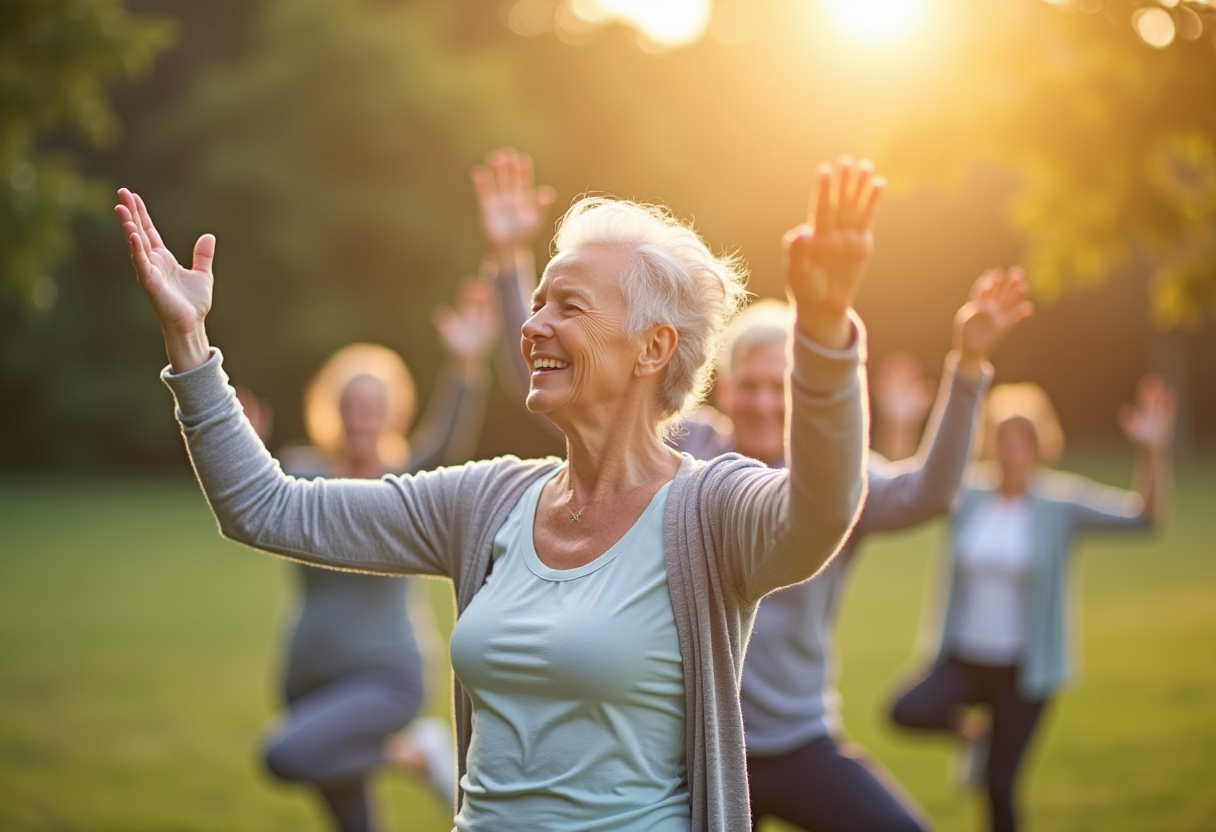Інструктор йоги в природному середовищі